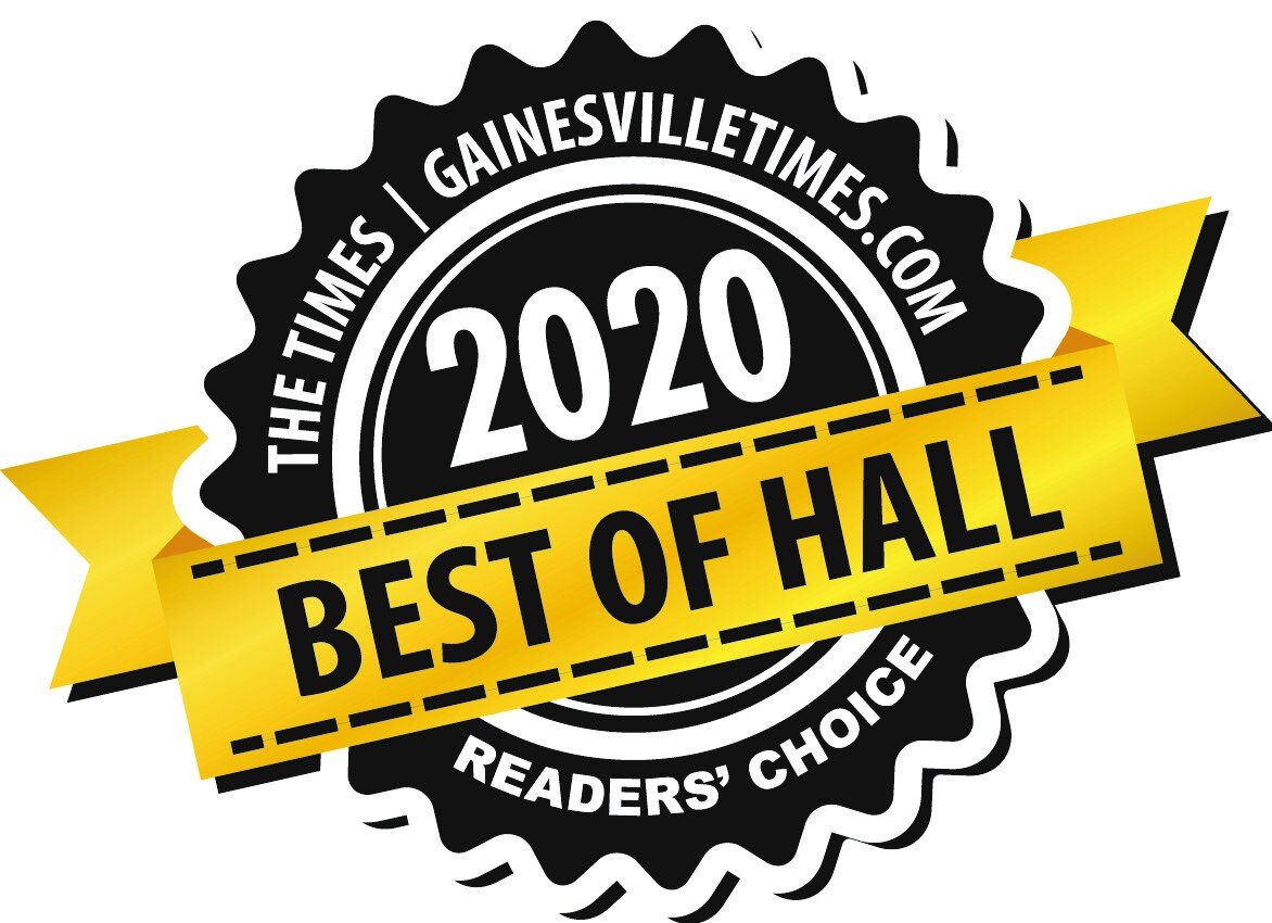 Certification from The Times 2021 Best Of Hall Readers' Choice.